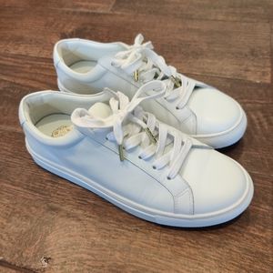 Grace Loves Lace Essential Leather White Sneakers - US 7